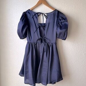 ALTAR’D STATE Navy Blue Mini Dress